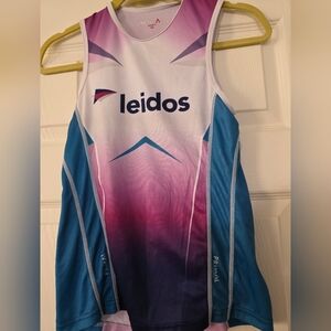Primal Leidos Womens Multicolor Sleeveless Cycling Jersey Size XS